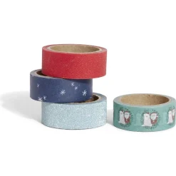 Ruban washi tape Noël enfant 4m x4
