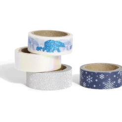 Ruban washi tape Noël motif polaire 4m x4