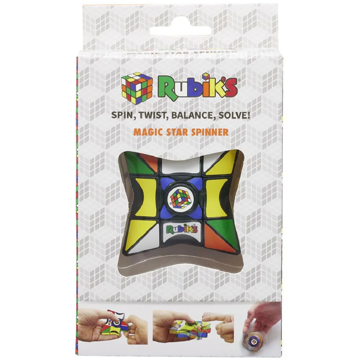 Rubik's magic star spinner