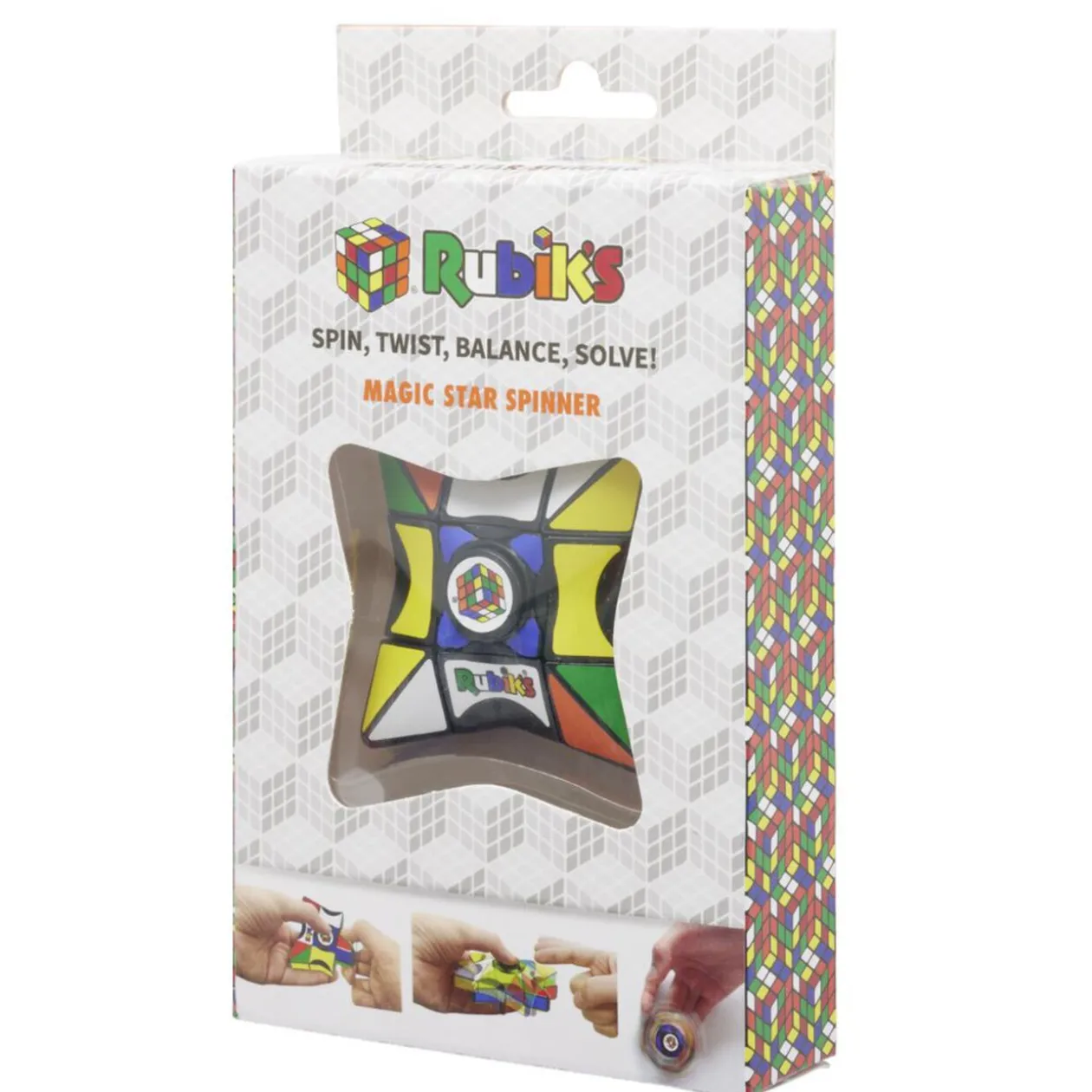 Rubik's magic star spinner