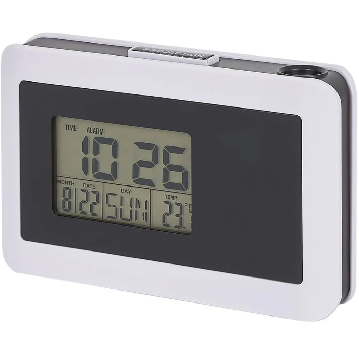 Réveil à projection murale