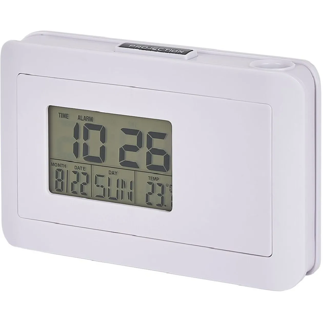 Réveil à projection murale