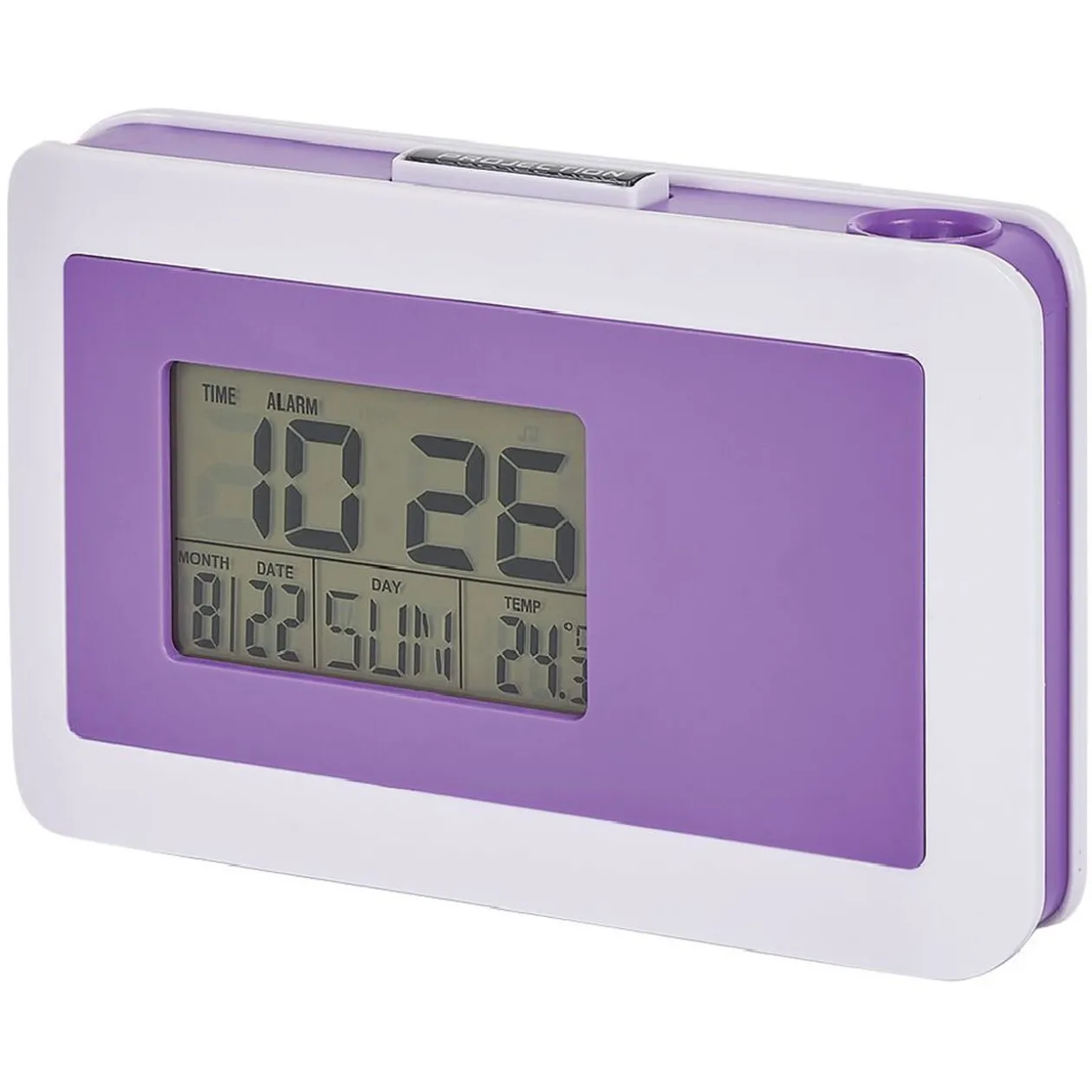 Réveil à projection murale