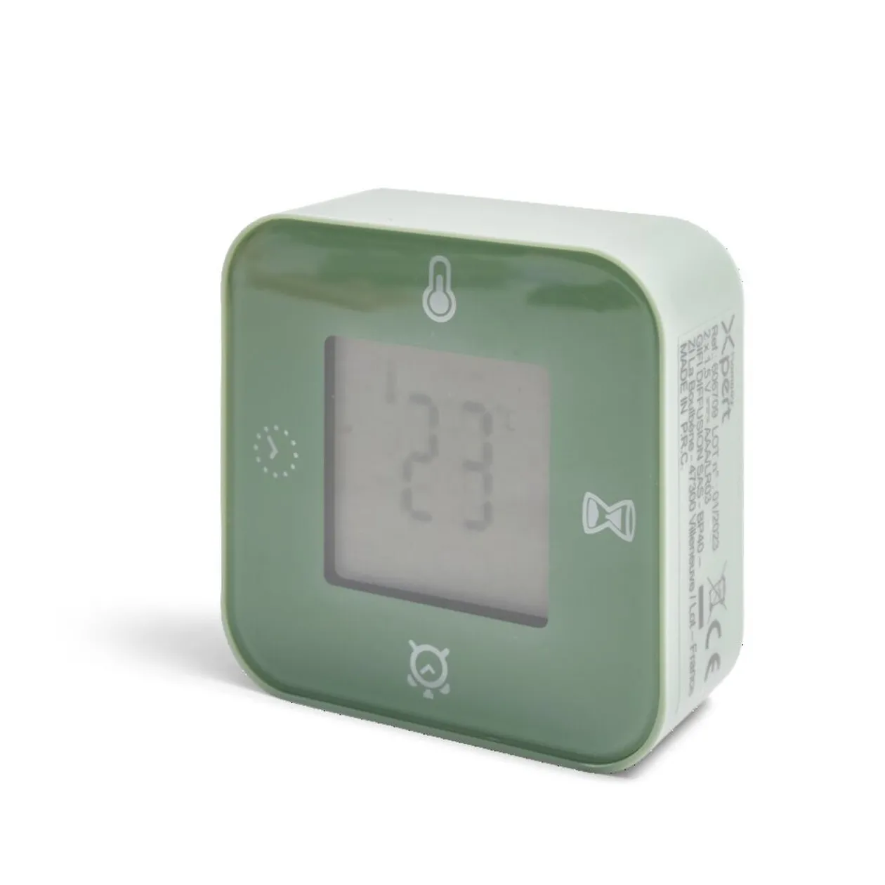 Réveil digital carré rétroéclairé