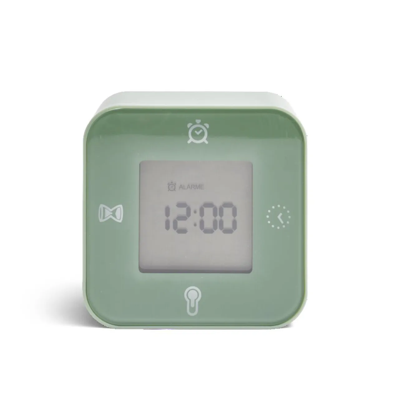 Réveil digital carré rétroéclairé