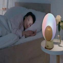Réveil lune avec chargeur induction