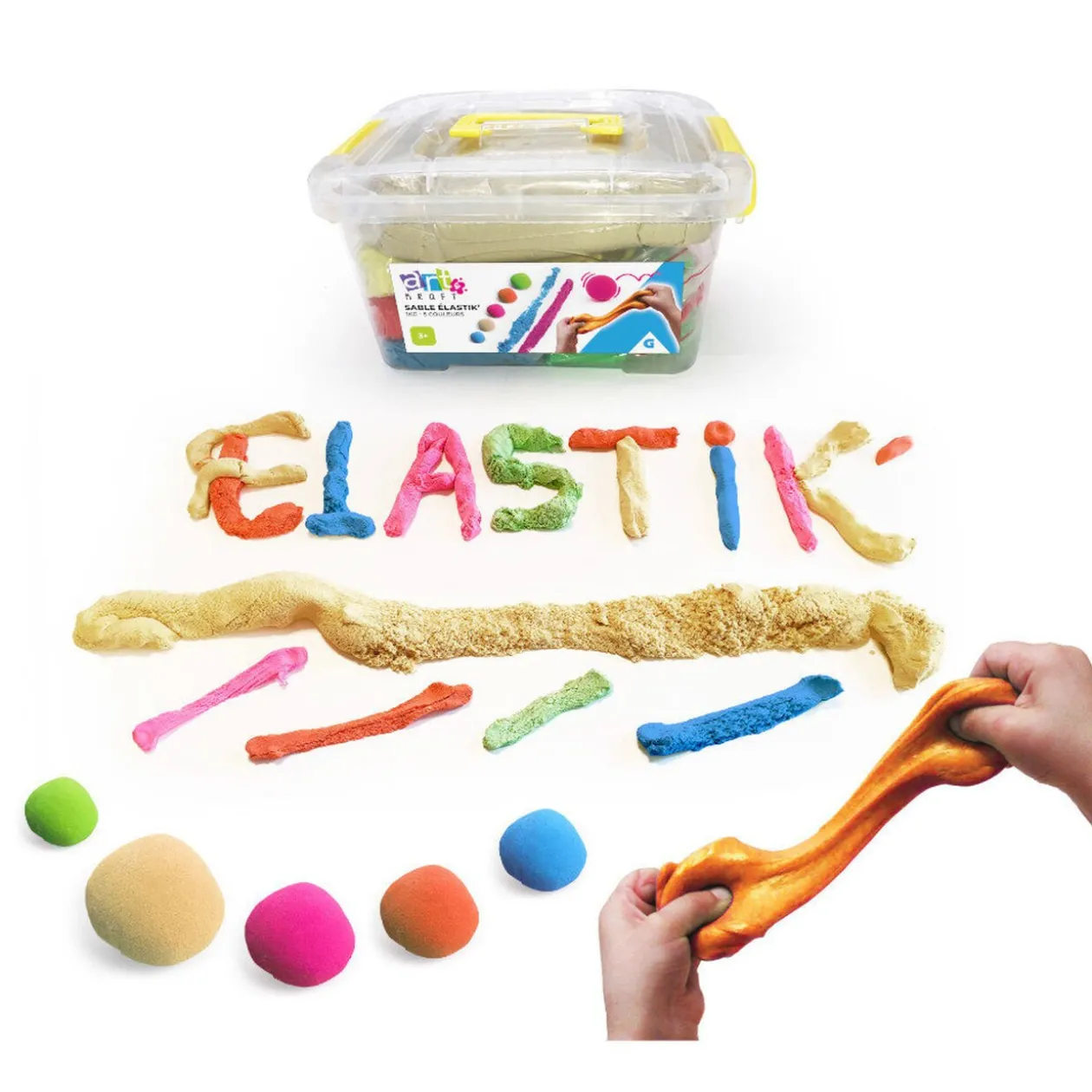 Sable à modeler Elastik' 1 kg