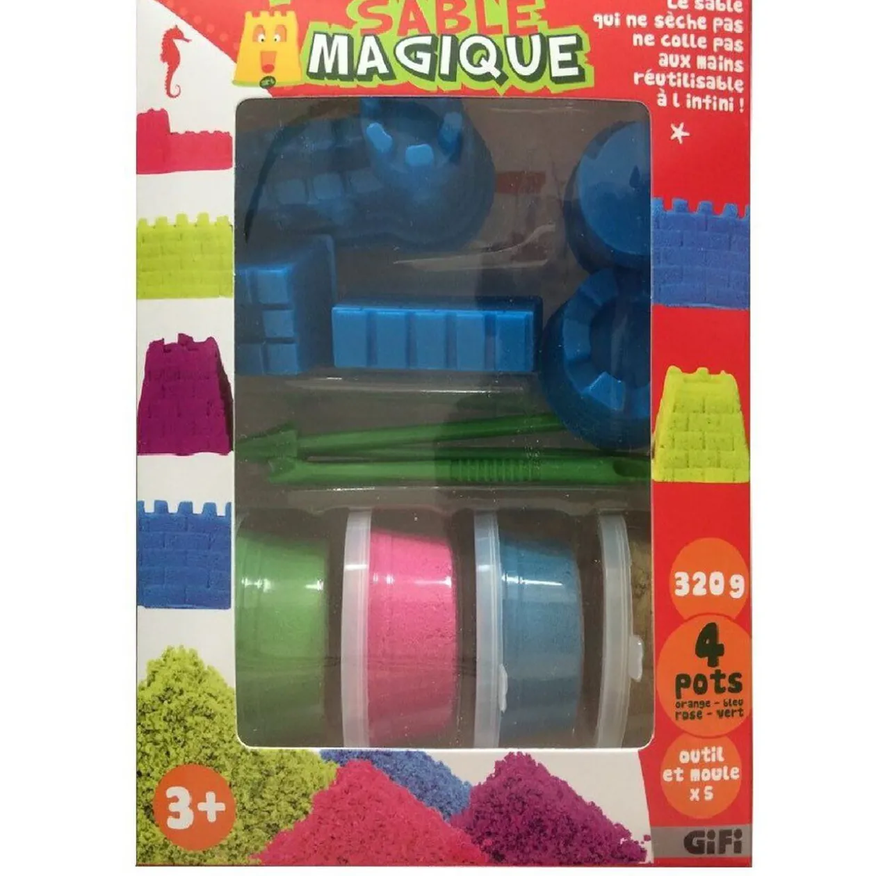 Sable magique et moules