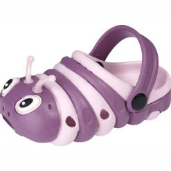 Sabot enfant chenille violet et rose T26/29