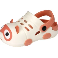 Sabot enfant panda beige et rouge Pointure 25 à 29