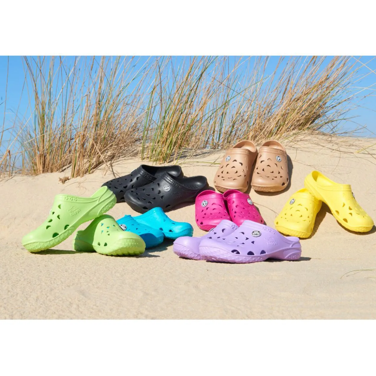 Sabot Hipps adulte uni noir 36 à 41