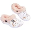 Sabot Hipps blanc fourré pour enfant 24/25