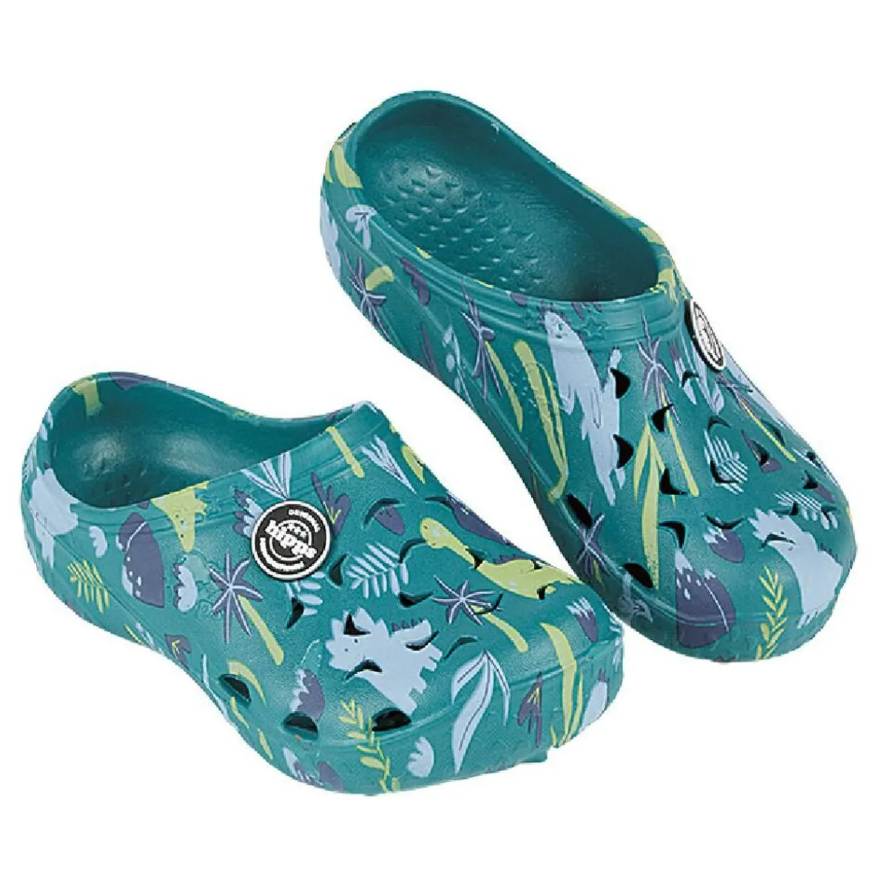 Sabot Hipps bleu canard motif dinosaure 26/27