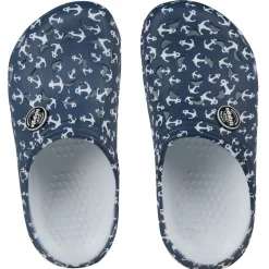 Sabot Hipps enfant motif ancre bleu et blanc 30 à 35