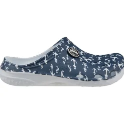 Sabot Hipps enfant motif ancre bleu et blanc 30 à 35