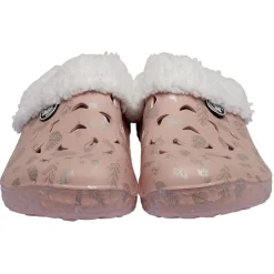 Sabot Hipps fourré femme hiver rose argenté 36/37