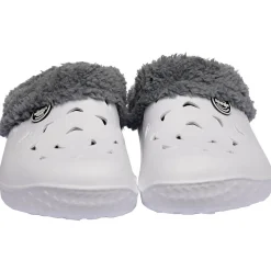 Sabot Hipps fourré femme hiver blanc gris 36/37