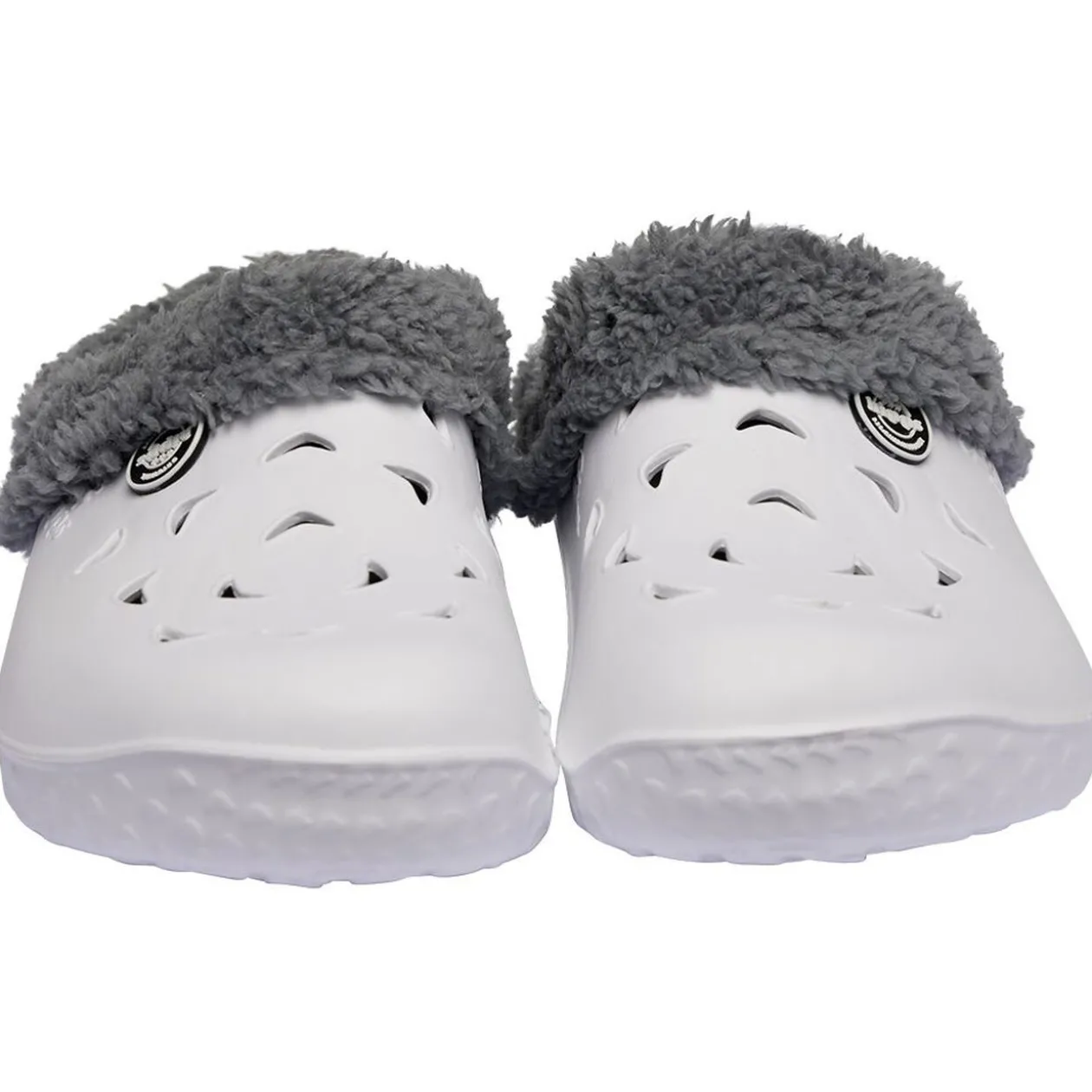Sabot Hipps fourré femme hiver blanc gris 36/37