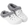 Sabot Hipps fourré femme hiver blanc gris 40/41