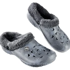 Sabot Hipps fourré gris et bleu uni 44/45