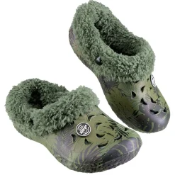 Sabot Hipps fourré imprimé jungle vert pour enfant 30/31
