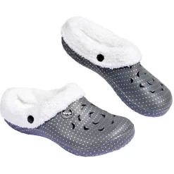 Sabot Hipps gris fourré pour femme 36/37