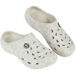 Sabot Hipps motif léopard blanc 38/39