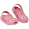 Sabots enfant EVA chenille rose T26/29