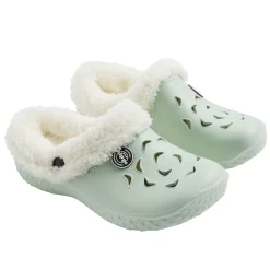 Sabots enfant Hipps fourrés bleu azur T34/35