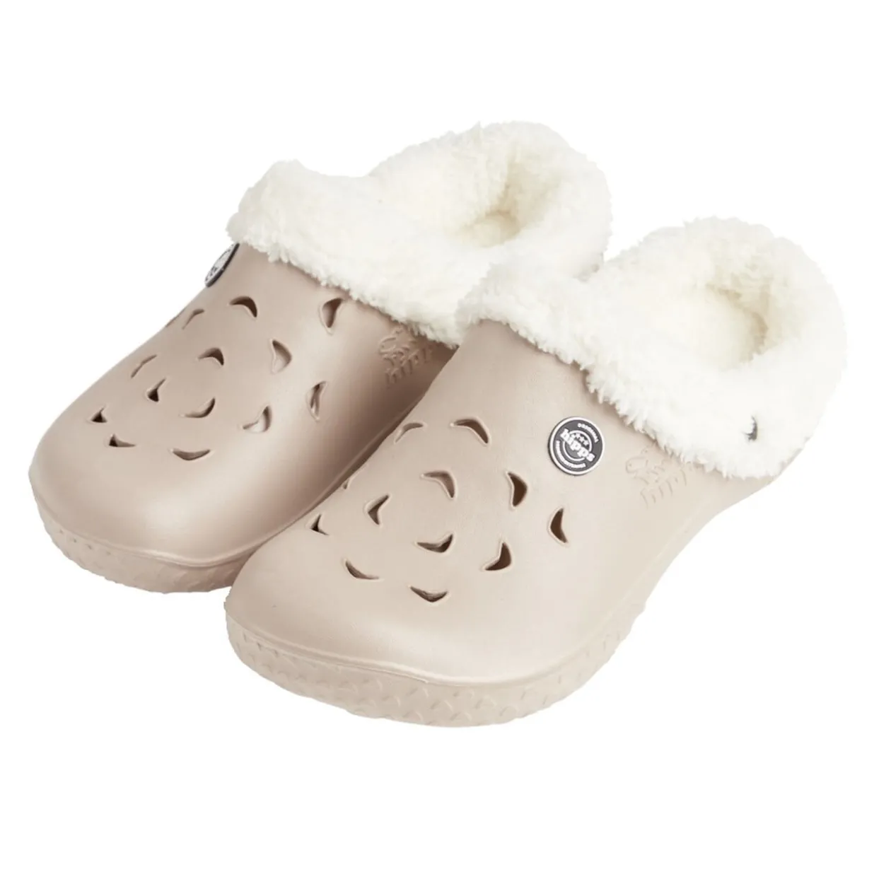 Sabots femme Hipps fourrés rose T40/41