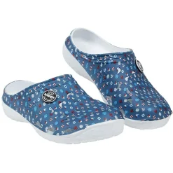 Sabots Hipps Enfant bleu motif marin vert T32/33