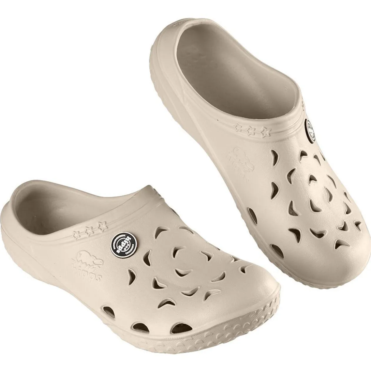 Sabots Hipps Femme plastique beige uni T38/39