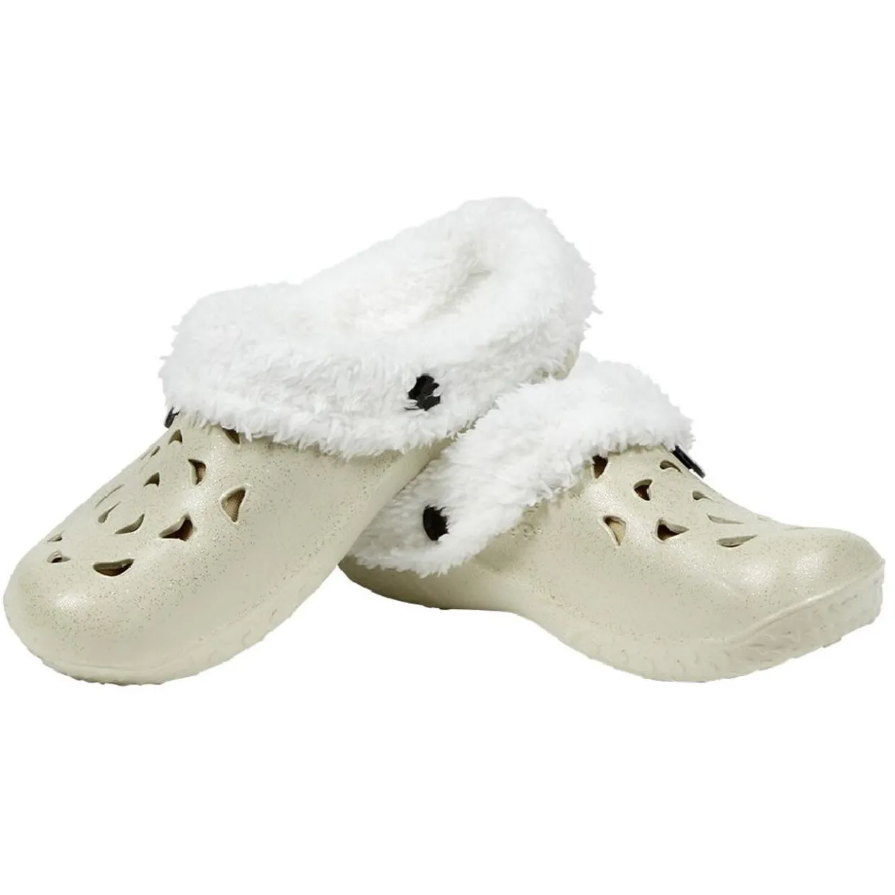 Sabots Hipps Hiver Enfant Beige pailleté T 32/33