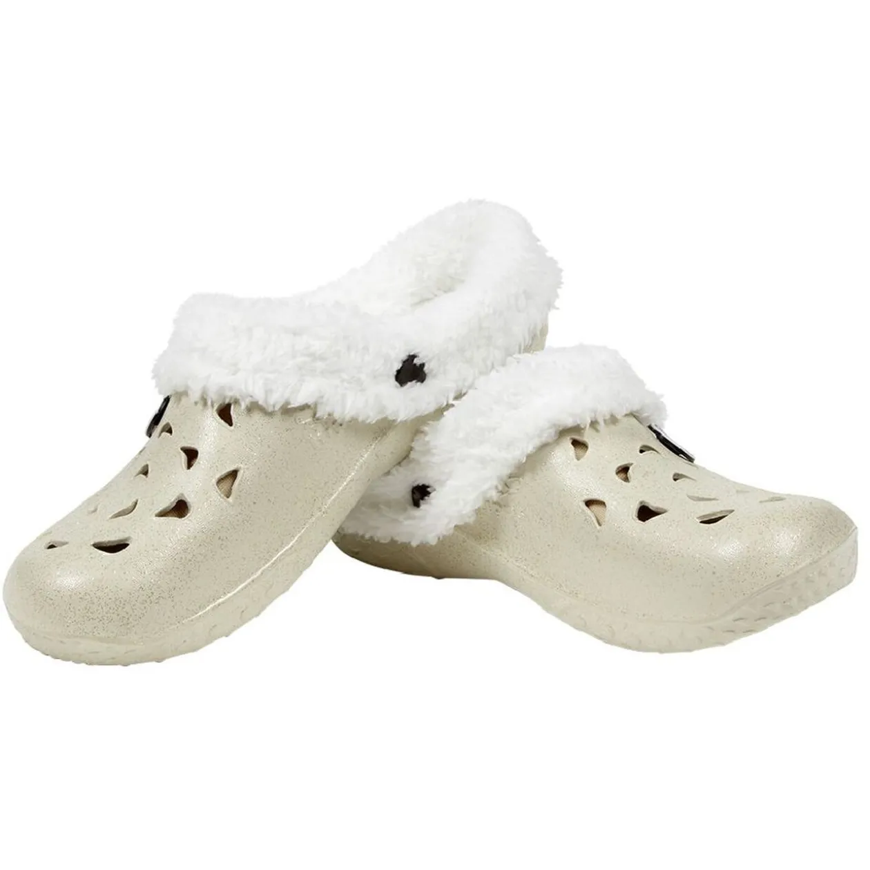 Sabots Hipps Hiver Enfant Beige pailleté T 34/35