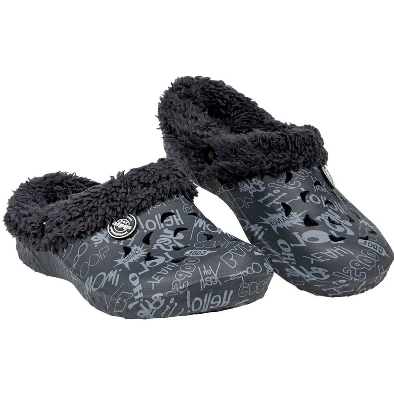 Sabots Hipps Hiver Enfant Gris T 34/35