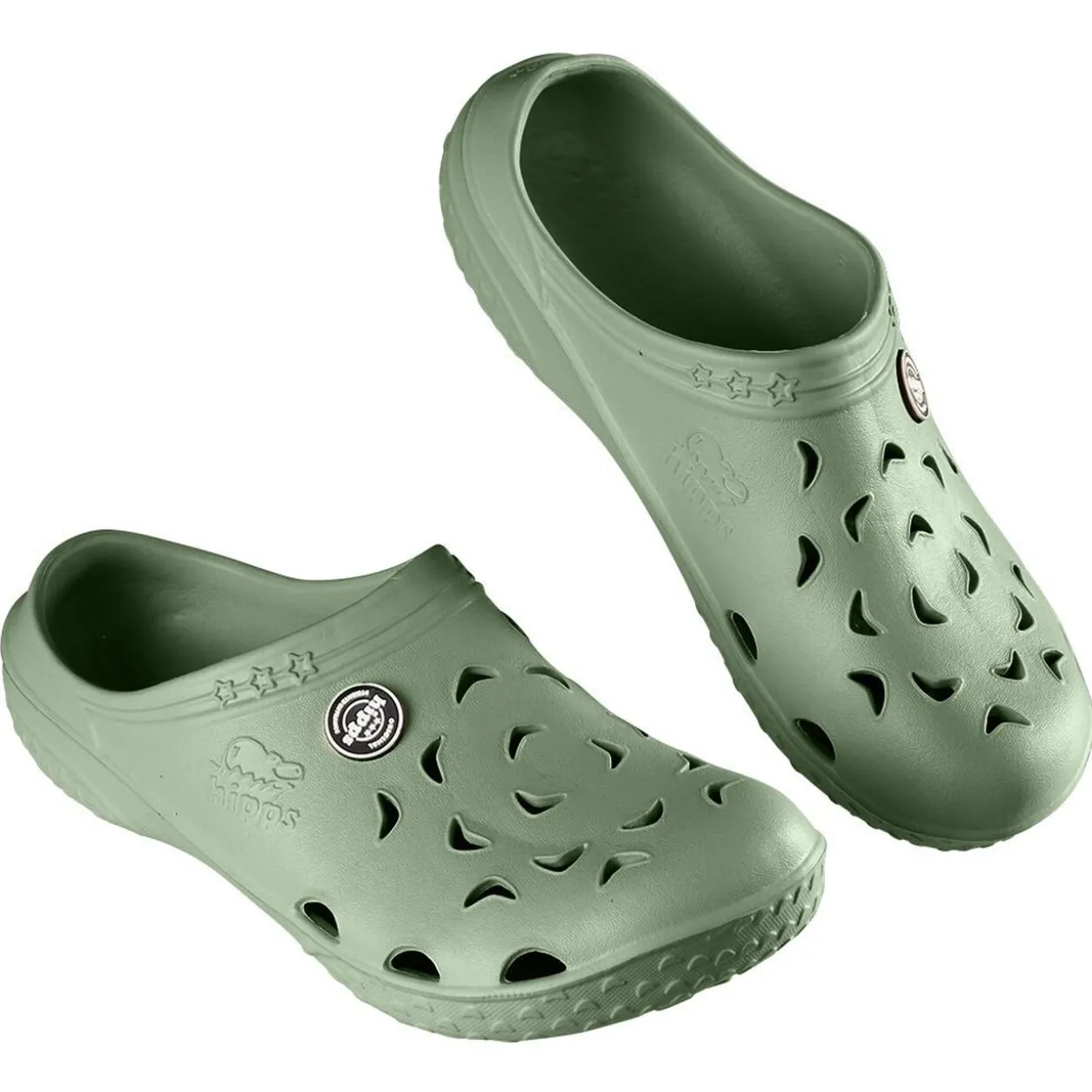 Sabots Hipps Homme plastique vert uni T42/43