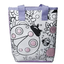Sac à colorier coccinelle