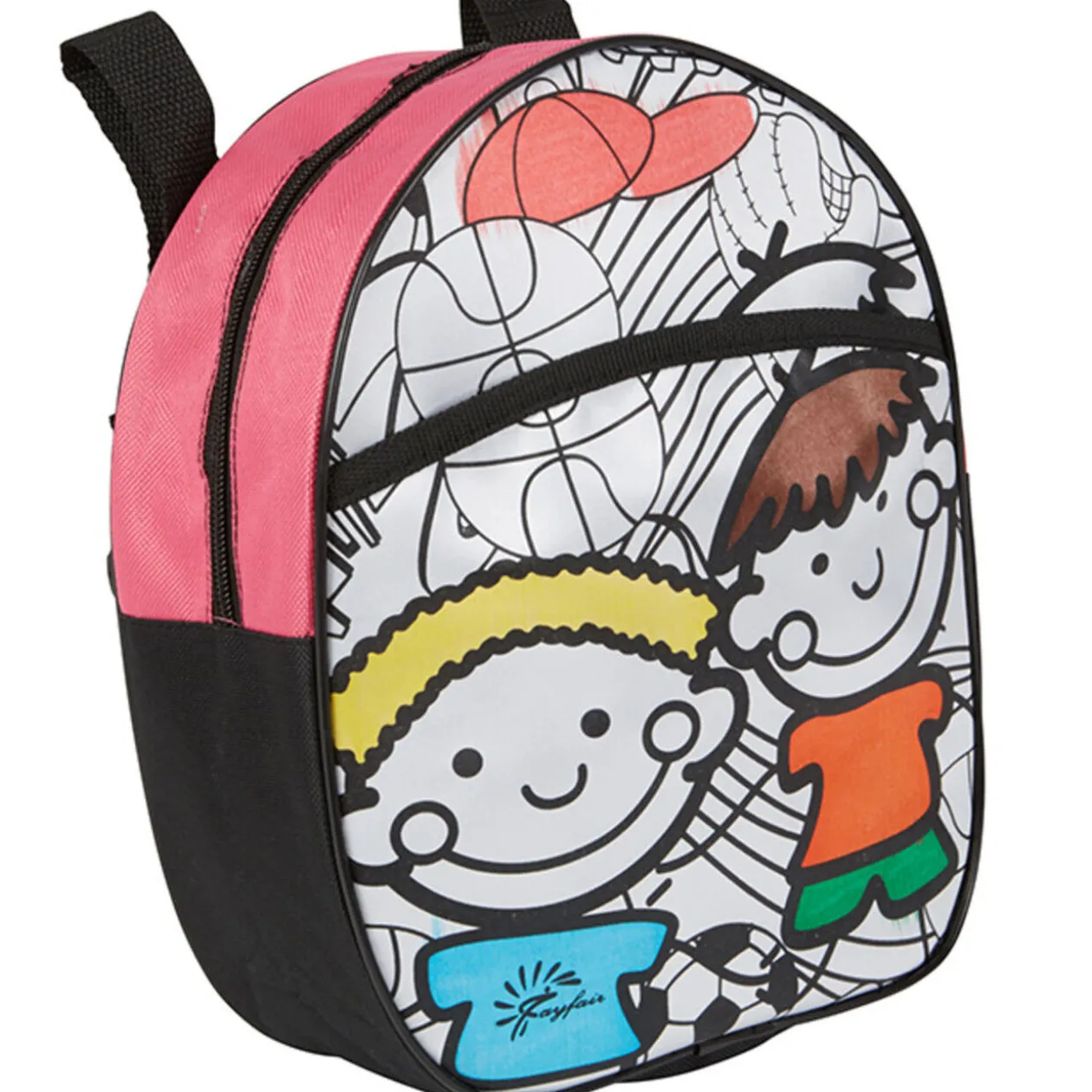 Sac à dos à colorier et feutres