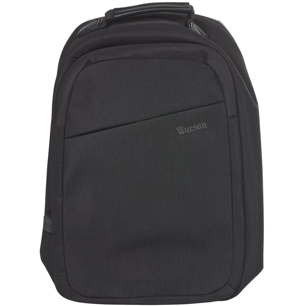 Sac à dos antivol avec port USB intégré uni noir