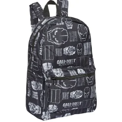 Sac à dos Call Of Duty Black Ops motif tête de mort noir et gris