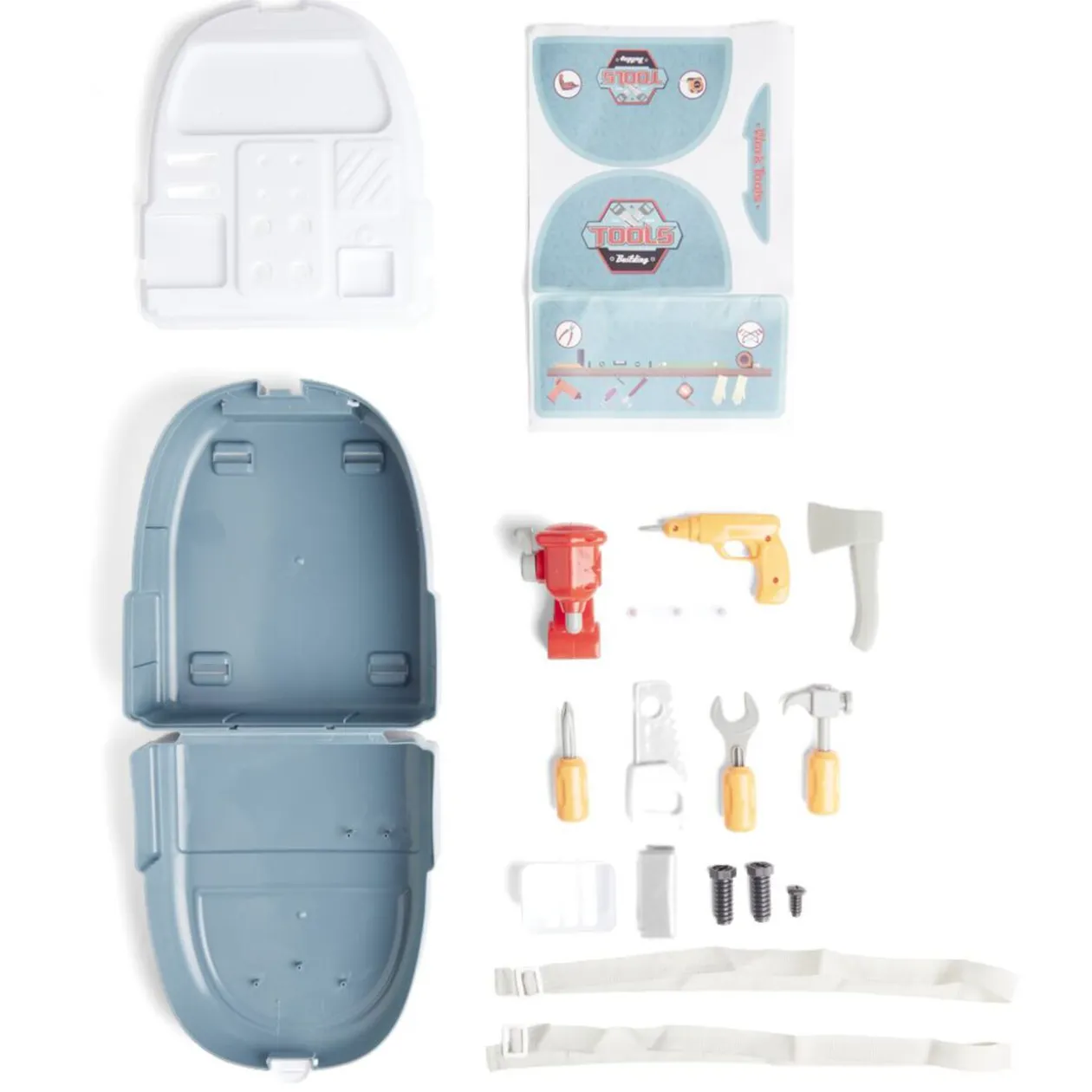 Sac à dos jouet enfant bricoleur 18 pièces