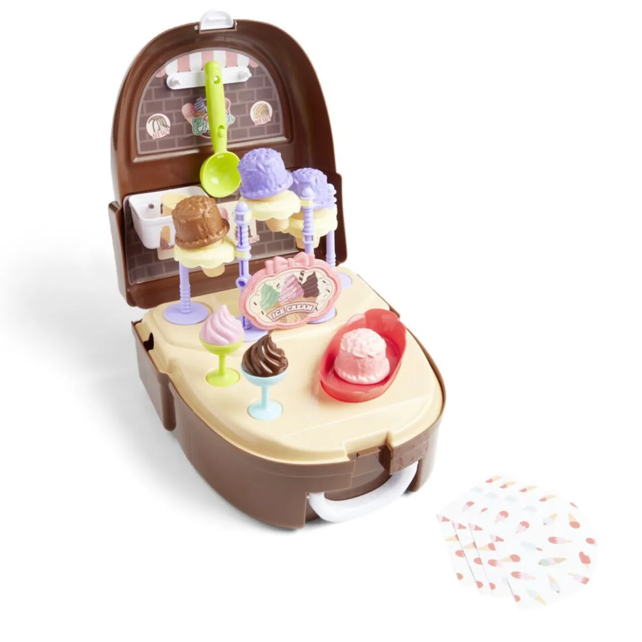 Sac à dos jouet enfant glacier 34 pièces