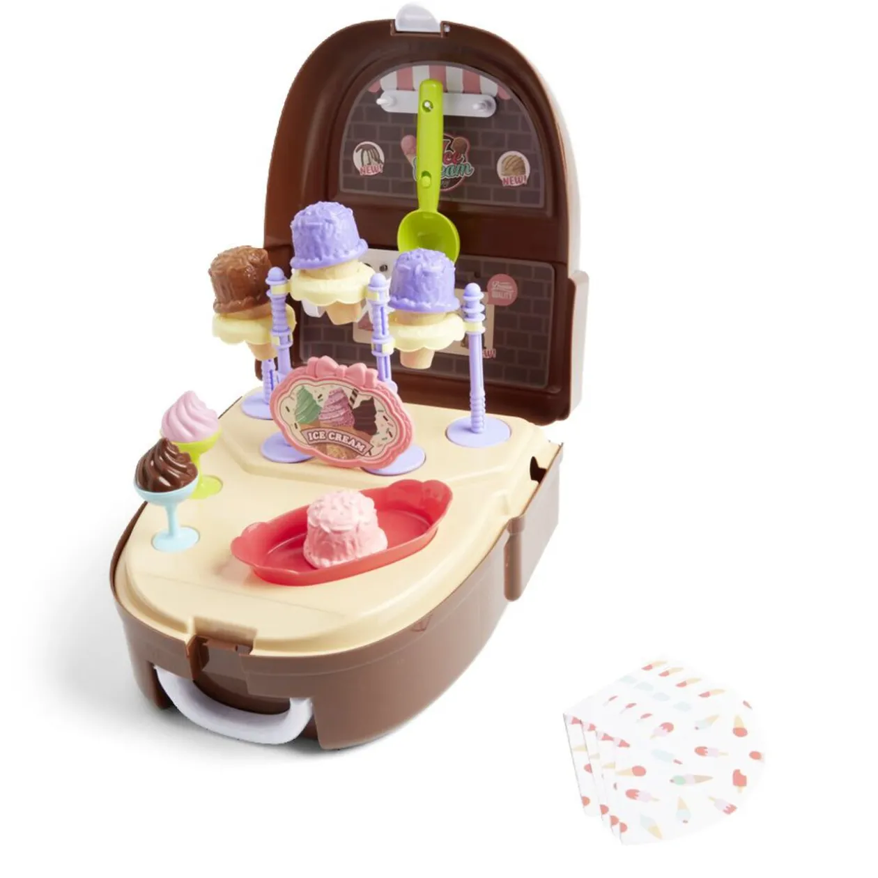 Sac à dos jouet enfant glacier 34 pièces