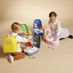 Sac à dos jouet enfant marchand supermarché 22 pièces