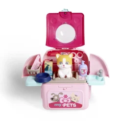 Sac à dos jouet toilettage chien ou chat 14 pièces