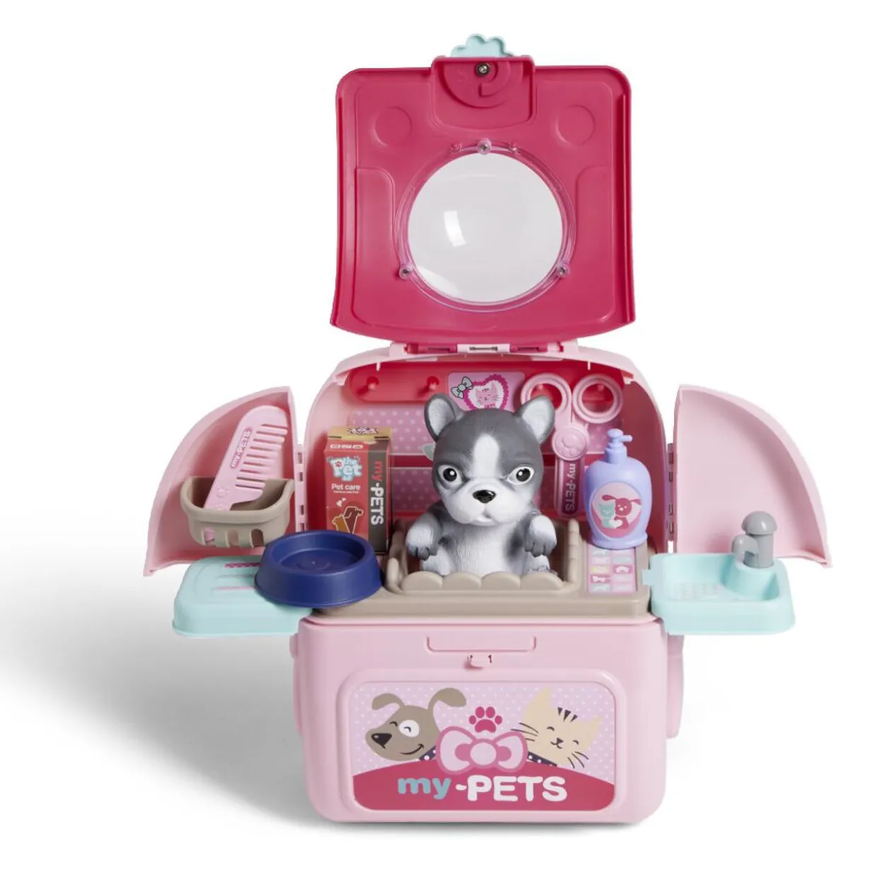 Sac à dos jouet toilettage chien ou chat 14 pièces