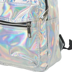 Sac à dos Sunshine gris argenté brillant