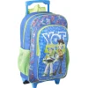 Sac à dos Trolley Toy Story bleu et vert avec roulettes