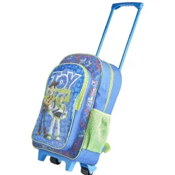 Sac à dos Trolley Toy Story bleu et vert avec roulettes