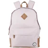 Sac à dos Tucson bi-matière rose simili marron